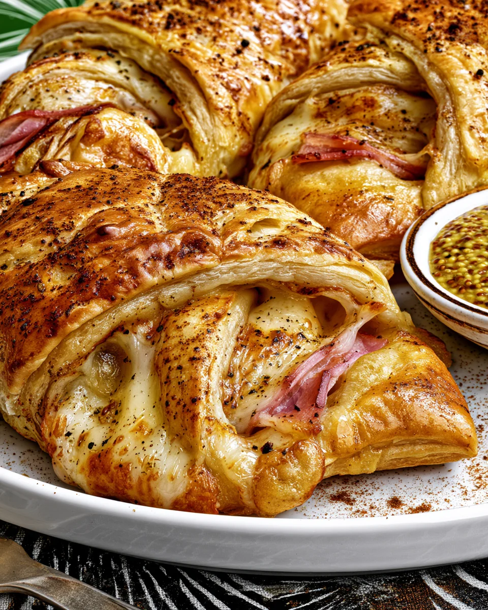 Flaky Ham and Cheese Puff Pastries image 2