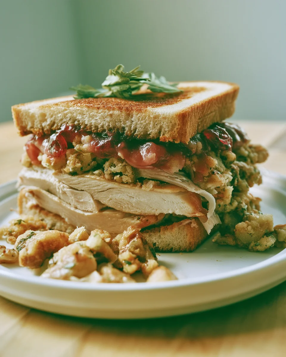 Turkey Gobbler Sandwich - The Best Thanksgiving Sandwich Recipe